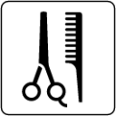 barber beauty salon icon