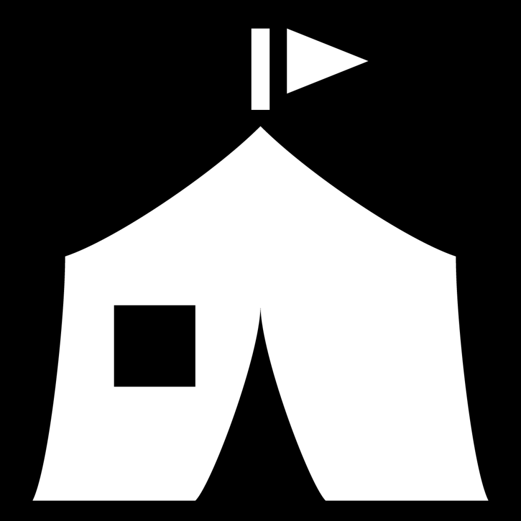 barracks tent icon