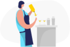 Bartender illustration