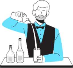 Bartender illustration