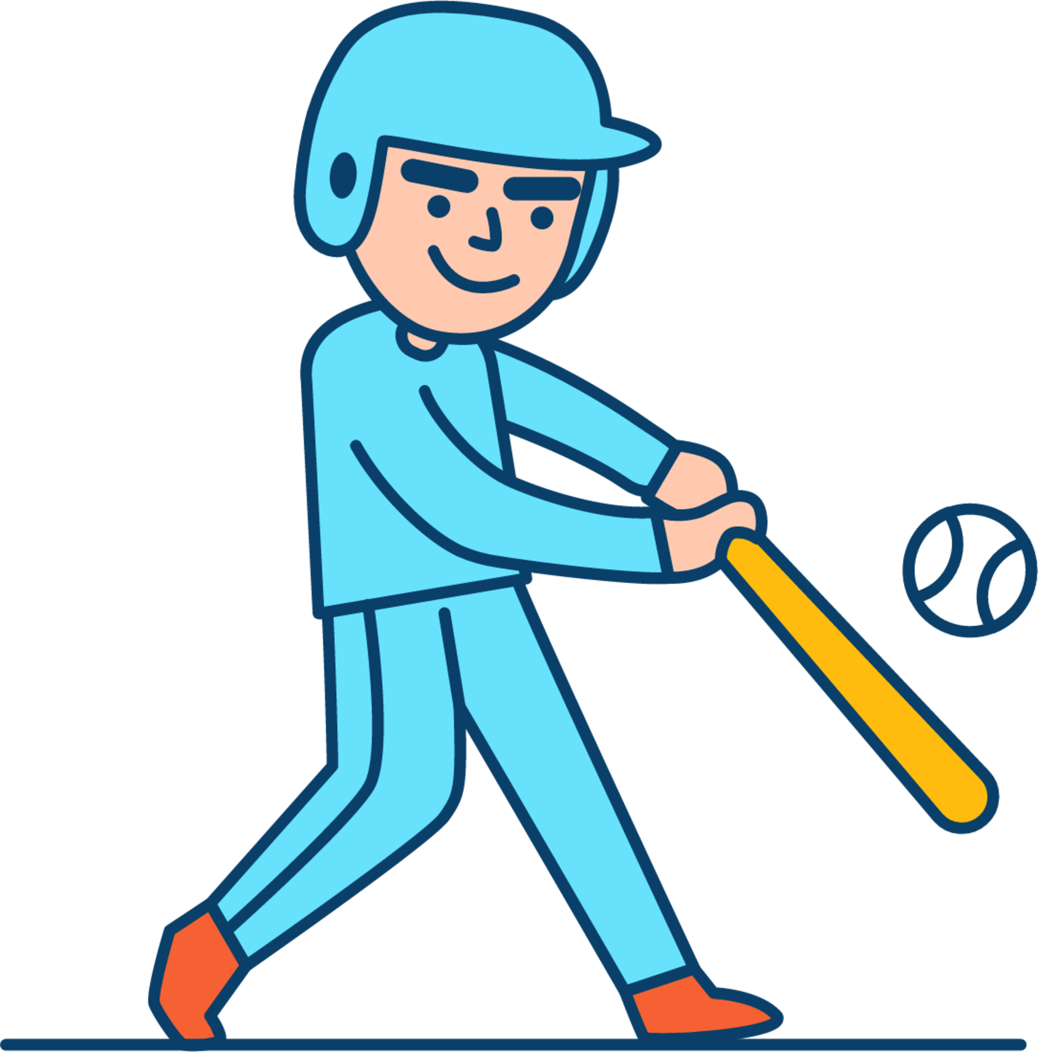 Baseball illustration