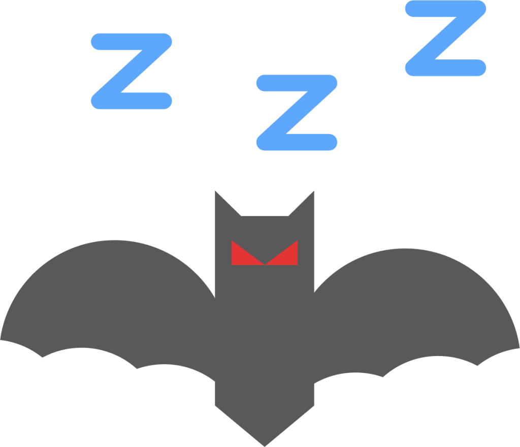 bat sleep icon