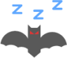 bat sleep icon