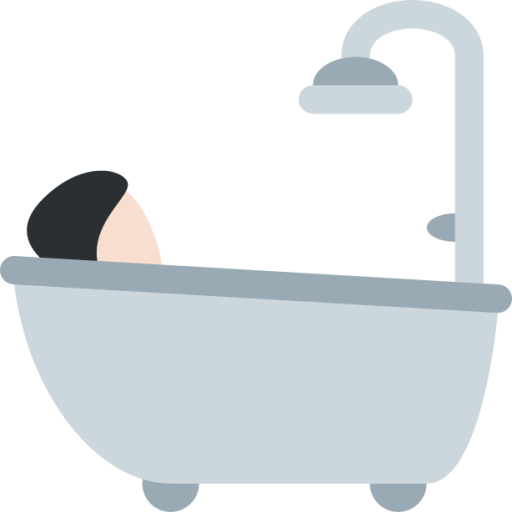 bath tone 1 emoji