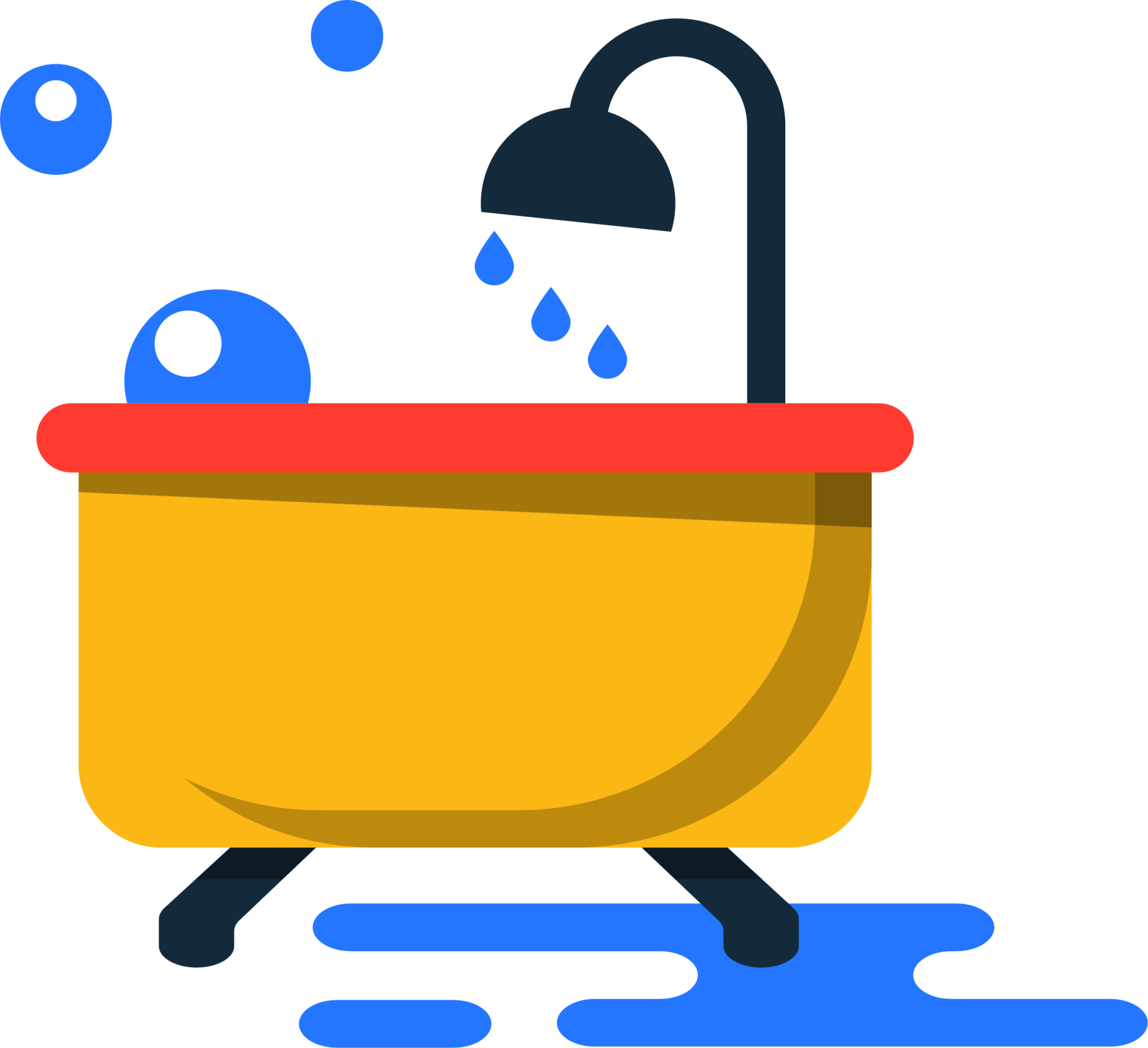 bath tub illustration