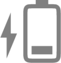 battery caution charging symbolic icon
