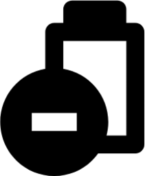 battery discharge icon