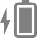 battery full charging symbolic icon