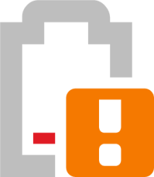 battery level 10 symbolic icon