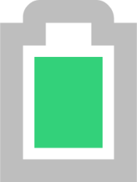 battery level 100 symbolic icon