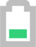 battery level 40 symbolic icon