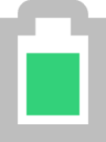 battery level 80 symbolic icon