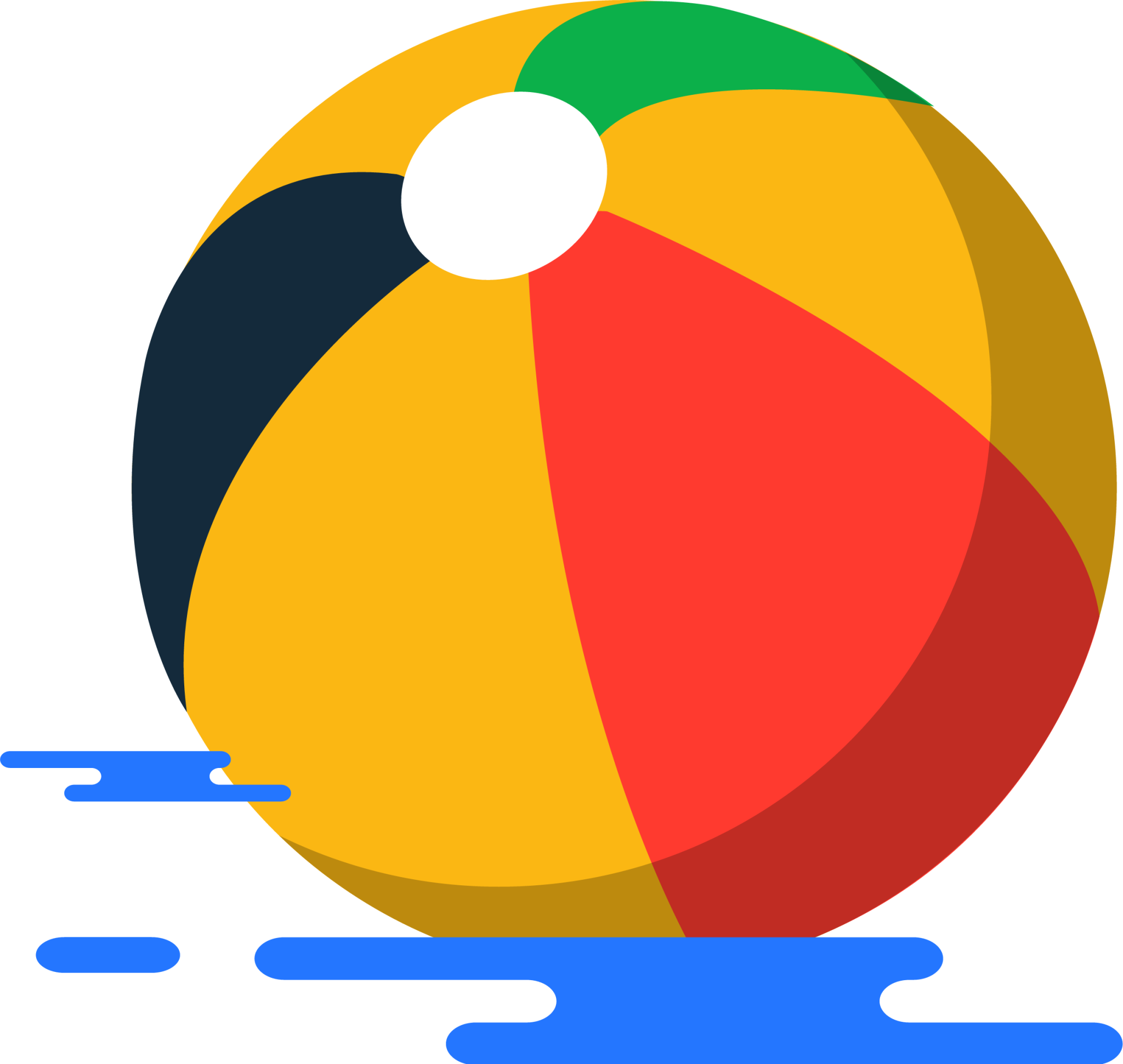 beach ball illustration