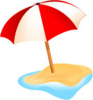 Beach with umbrella emoji emoji