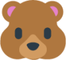 bear face emoji