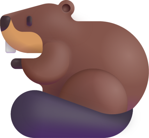 beaver emoji
