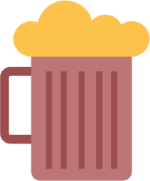 beer cup mug foam icon