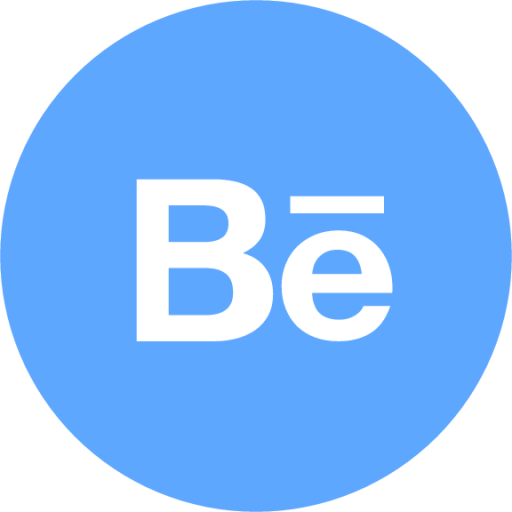 behance round icon