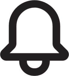 bell outline icon