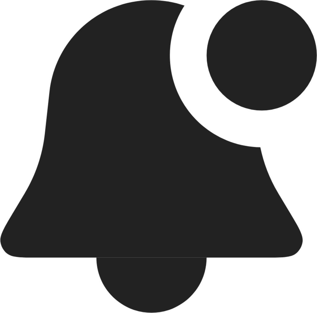 Bell pin fill icon