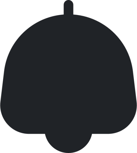 bell (rounded filled) icon