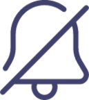 bell slash icon