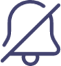 bell slash icon