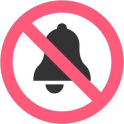 bell with cancellation stroke emoji