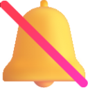 bell with slash emoji