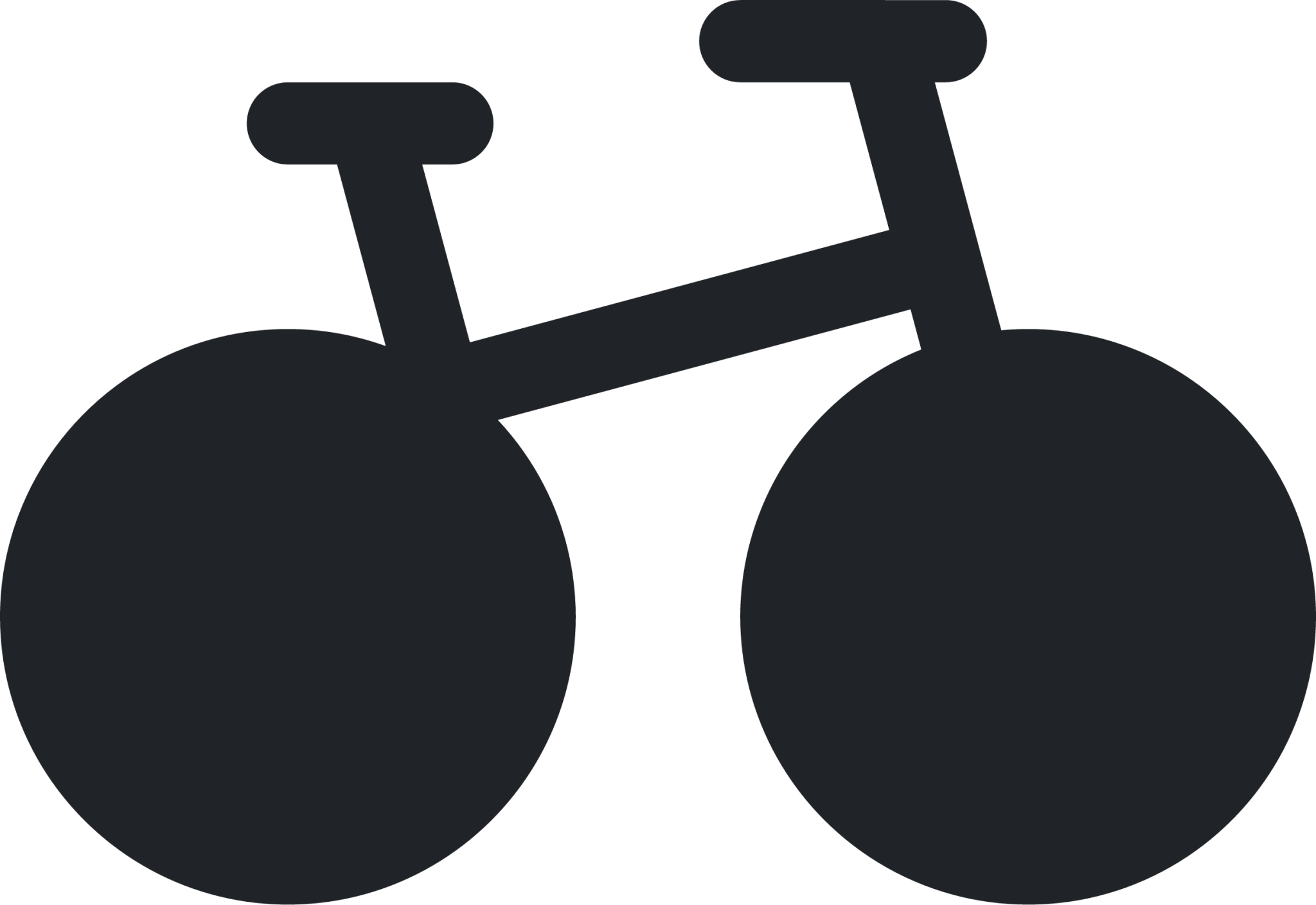 bicycle (rounded filled) icon