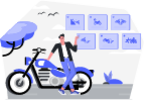 Bike Insurance illustration