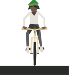bike lane illustration
