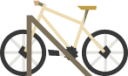 bike rack perpendicular left illustration