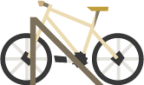 bike rack perpendicular left illustration