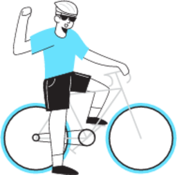Biker illustration