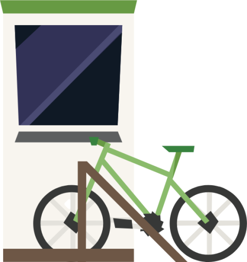 bikeshare left illustration