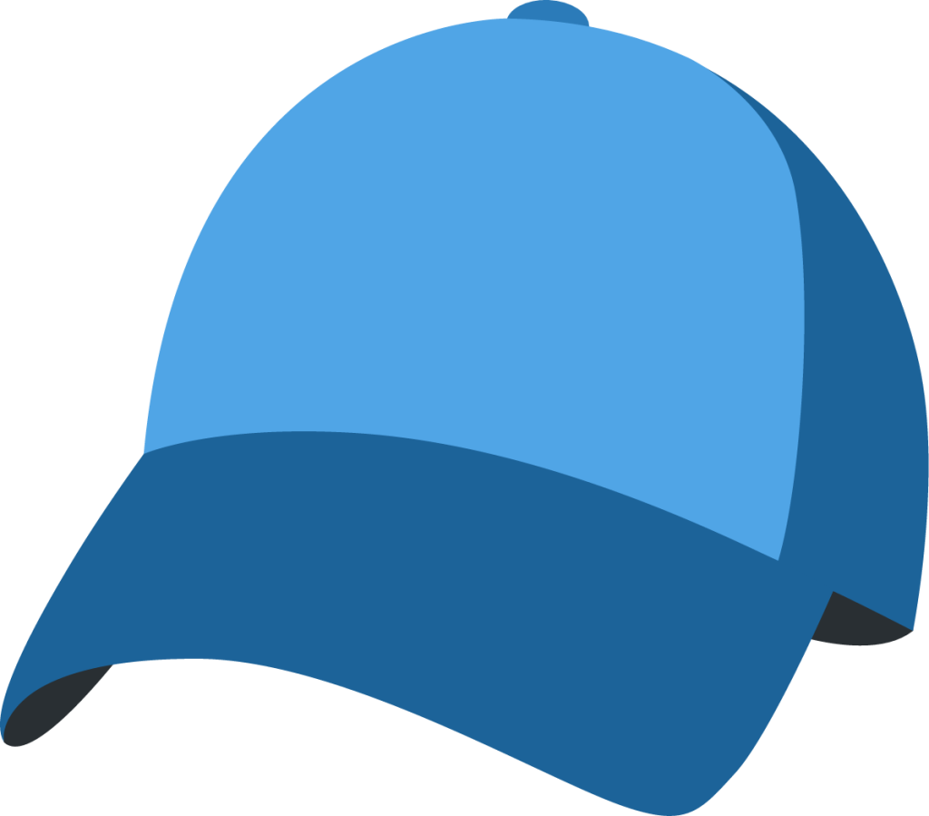 billed cap emoji