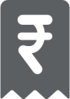 billing statement rupee major icon