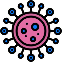 biology cell coronavirus covid life microorganism virus illustration
