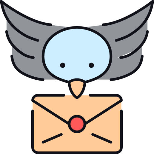 bird envelope icon