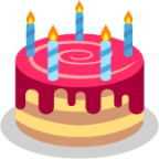 🎂 Birthday cake emoji