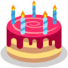 birthday cake emoji