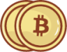 bitcoin coins illustration