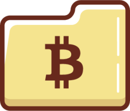 bitcoin folder illustration