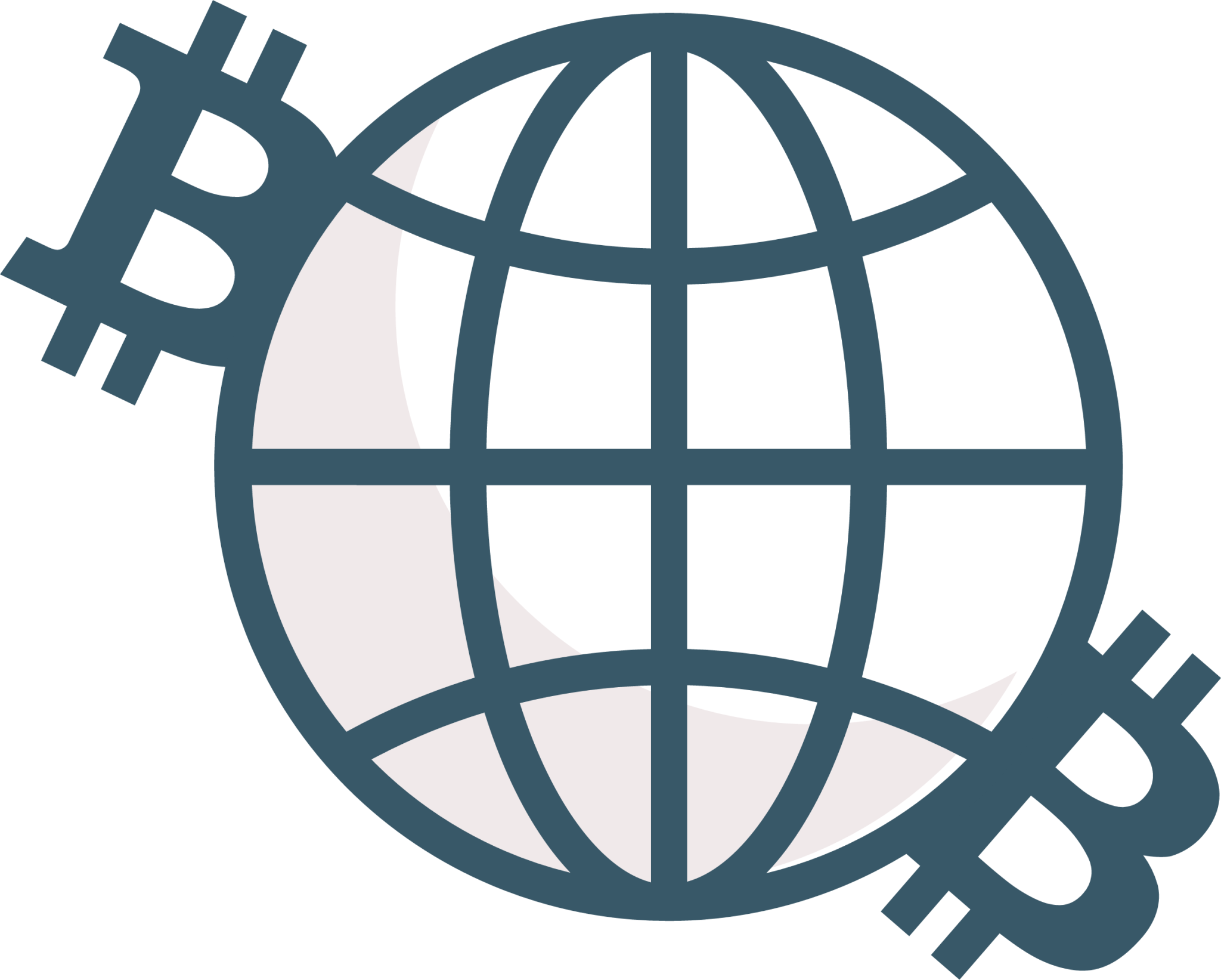 bitcoin global world illustration