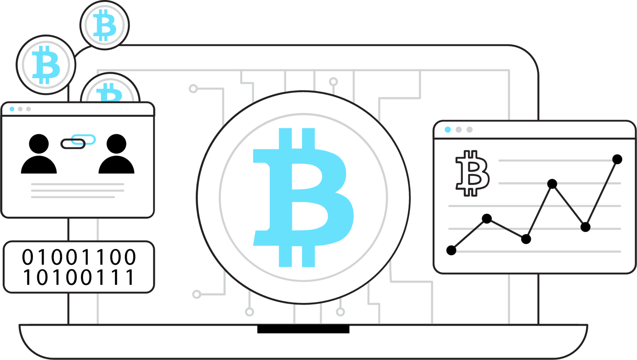 Bitcoin illustration