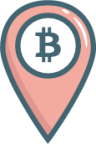 bitcoin location illustration