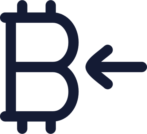 bitcoin receive icon