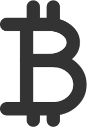 bitcoin sign icon