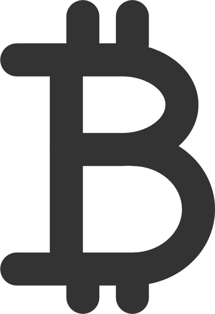 bitcoin sign icon
